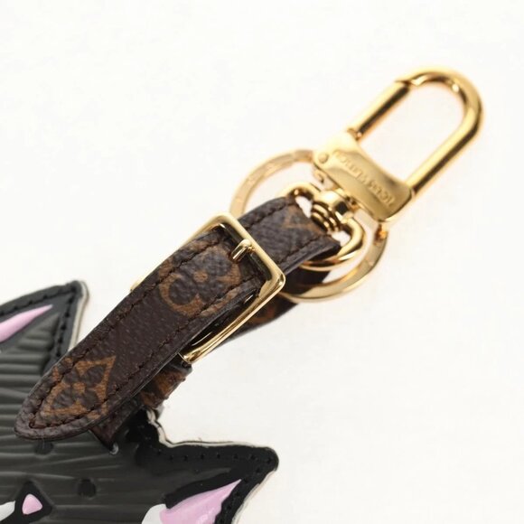 LOUIS VUITTON Monogram Catgram Porte Address Key Holder Gray MP2282 Auth 145598A - Picture 11 of 16